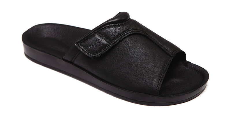 Men’s Summer Leather Shoes with Wide Straps and Orthopedic Sole4