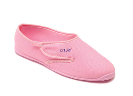 Dr. Luigi Women - Cotton Comfort Shoes with Side Velcro – Lightweight Everyday Fit for All Ages