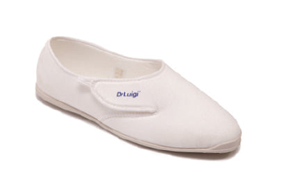 Dr. Luigi Women - Cotton Comfort Shoes with Side Velcro – Lightweight Everyday Fit for All Ages