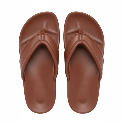 Dr Luigi Women’s Ergonomic Leather Flip-Flops – Shock-Absorbing Comfort