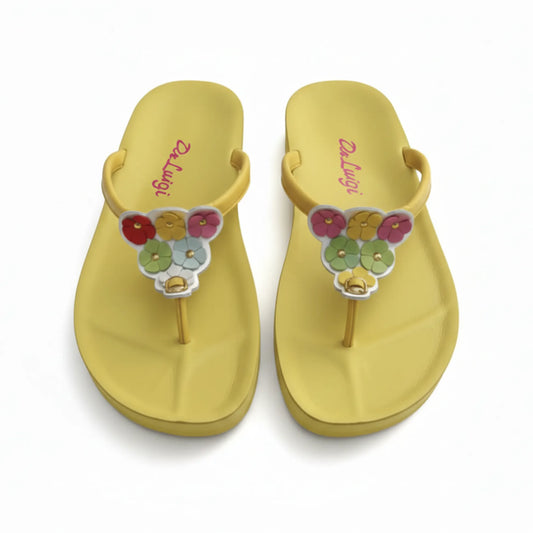 Dr Luigi Women’s Ergonomic Leather Flip-Flops – Summer Comfort & Shock Absorption