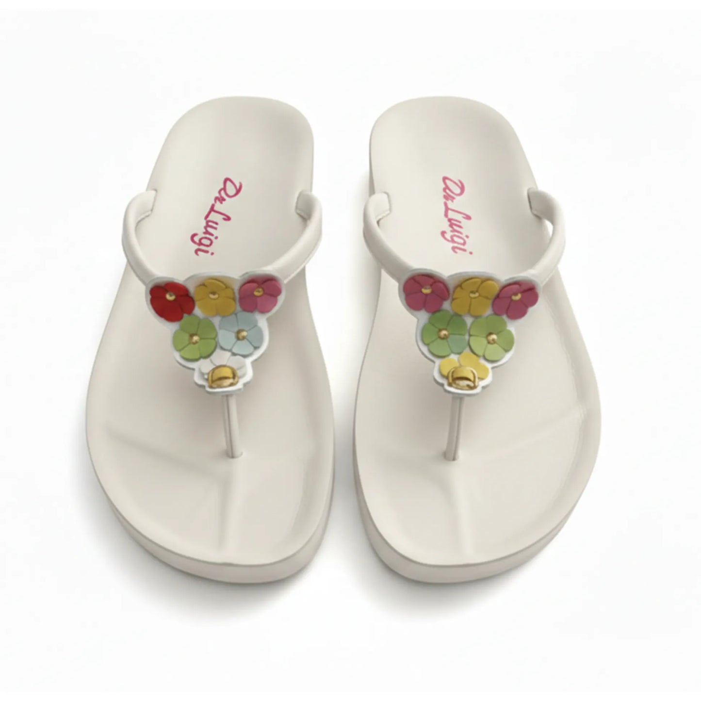 Dr Luigi Women’s Ergonomic Leather Flip-Flops – Summer Comfort & Shock Absorption